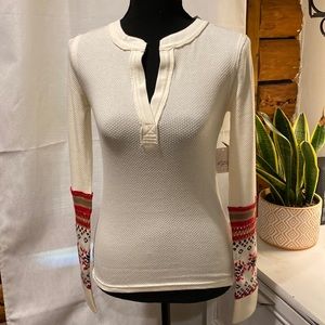 New- Free People Mikah Layering Cuff Long Sleeve